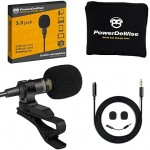 Professional Grade Lavalier Clip On Microphone - Lav Mic for Camera Phone iPhone GoPro Video Recording ASMR - Small Noise Cancelling 3.5mm Tiny Shirt Microphone with Easy Clip On System Professional Grade Lavalier Clip On Microphone - Lav Mic for Camera Phone iPhone GoPro Video Recording ASMR - Small Noise Cancelling 3.5mm Tiny Shirt Microphone with Easy Clip On System