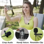 Professional Grade Lavalier Clip On Microphone - Lav Mic for Camera Phone iPhone GoPro Video Recording ASMR - Small Noise Cancelling 3.5mm Tiny Shirt Microphone with Easy Clip On System Professional Grade Lavalier Clip On Microphone - Lav Mic for Camera Phone iPhone GoPro Video Recording ASMR - Small Noise Cancelling 3.5mm Tiny Shirt Microphone with Easy Clip On System