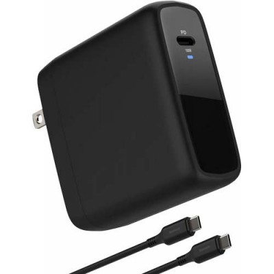 120W USB C Charger [GaN Tech & USB-IF Certified], PD 3.0 Adapter with Foldable Plug, Fast Wall Charger Compatible with MacBook Air/Pro, iPad Air/Pro, iPhone and More (Not Support MagSafe 3).